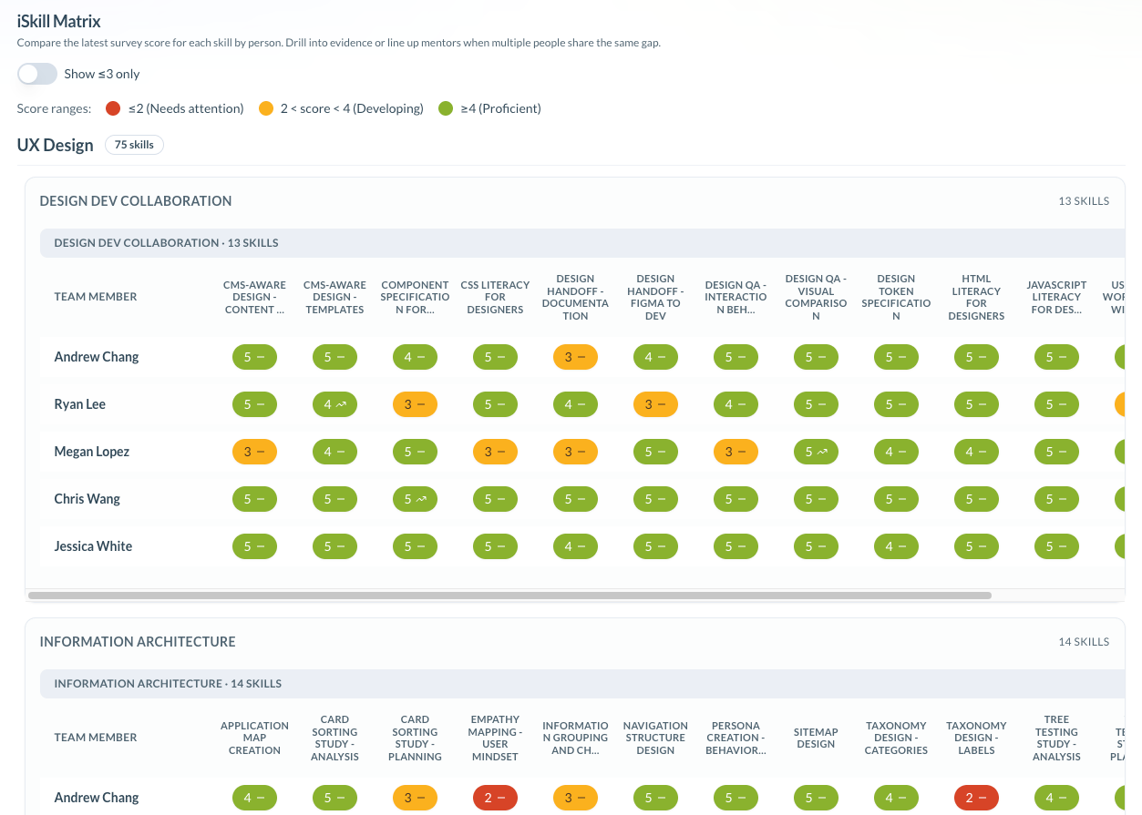 Skill Matrix