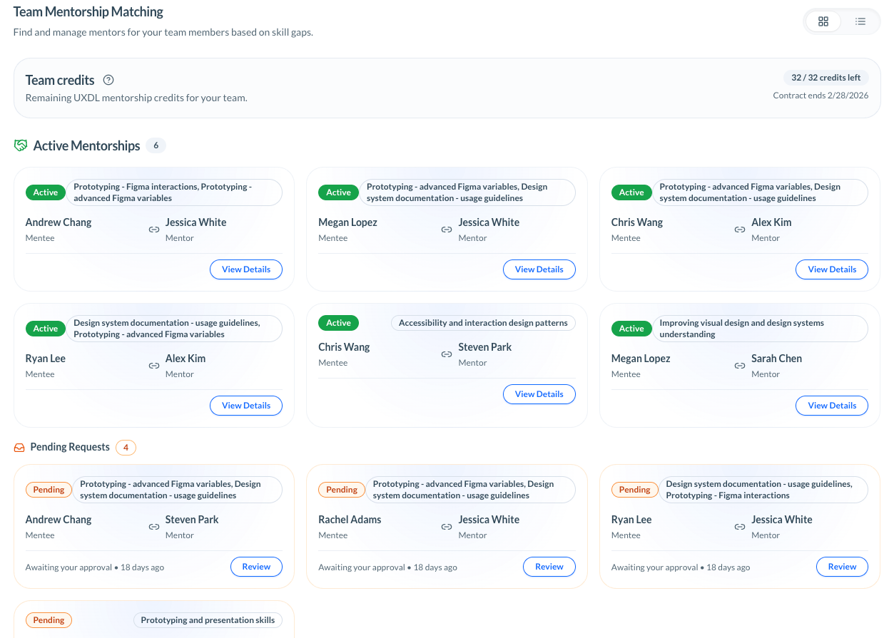 Mentorship Engine