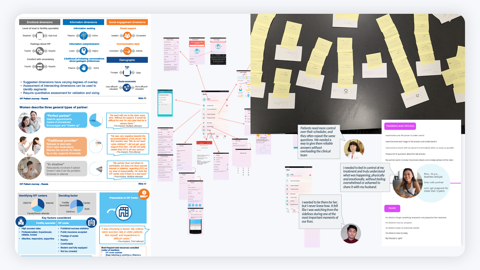 IVF support experience overview from the live case study