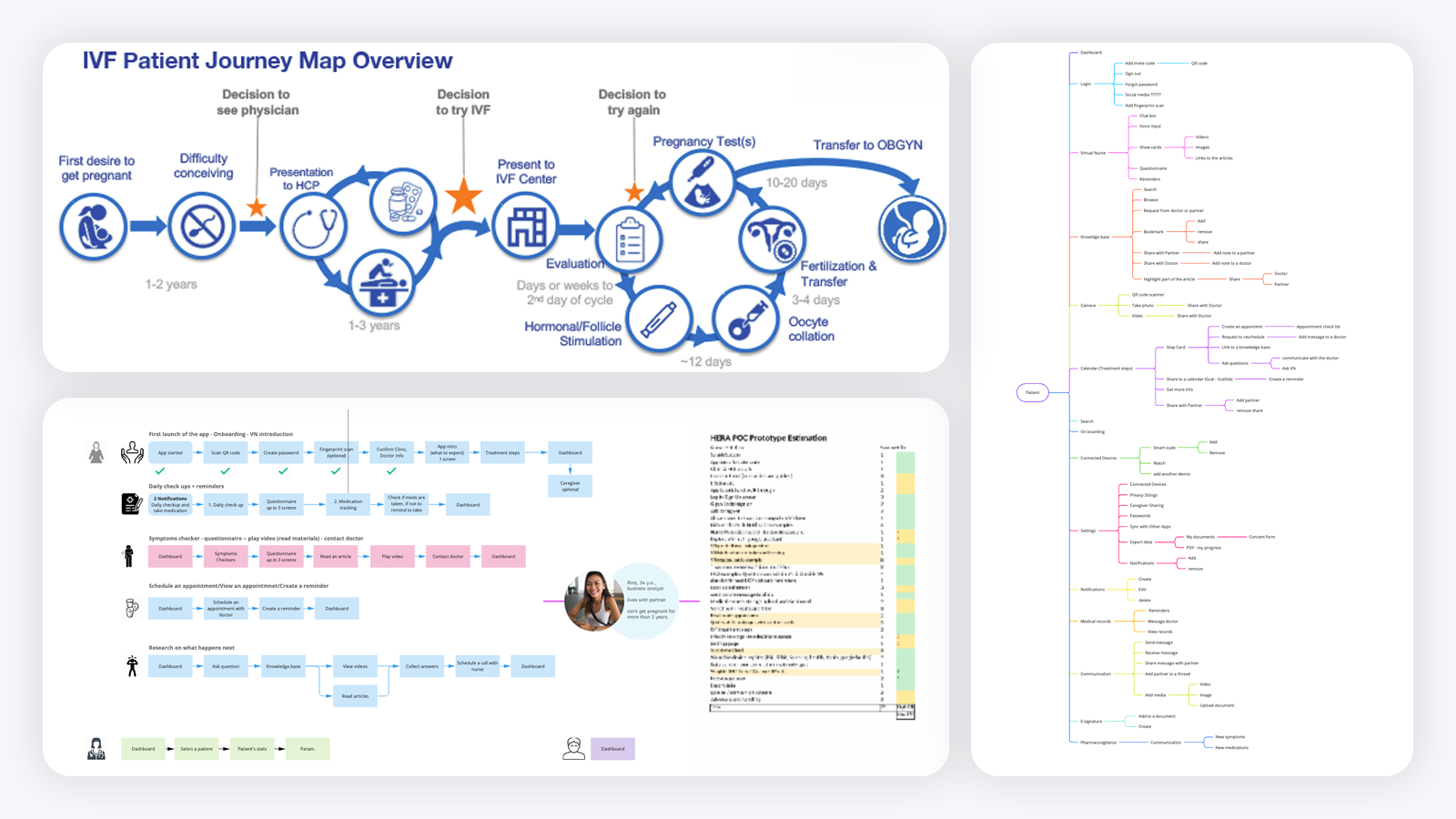Research and journey artifact from the live IVF case study
